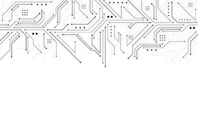 astratto sfondo digitale con struttura del circuito di tecnologia. illustrazione della scheda madre elettronica. comunicazione e concetto di ingegneria. illustrazione vettoriale