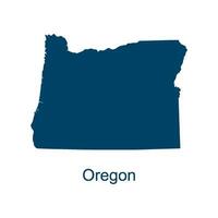 Oregon carta geografica vettore design modelli isolato su bianca sfondo