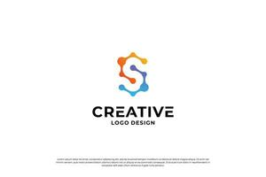 lettera S logo design modello. iniziale lettere S logo vettore. creativo S simbolo marchio. vettore