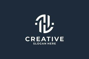 creativo lettera h logo design ispirazione. vettore