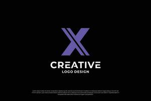 lettera X logo design modello. iniziale lettere X. creativo X simbolo. vettore