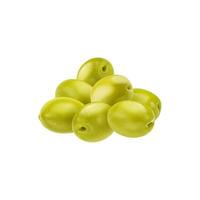 realistico isolato verde olive, totale con semi vettore