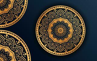 lusso creativo islamico mandala sfondo design o circolare modello nel modulo di mandala per henné, mehndi, tatuaggio, decorazione. decorativo ornamento nel etnico orientale stile. colorazione libro pagina. vettore