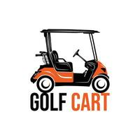 golf carrello logo elementi, golf carrello logo vettore modello