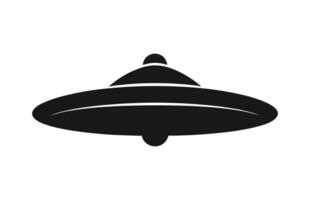 un' spazio ufo silhouette vettore