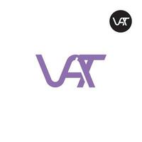 lettera I.V.A monogramma logo design vettore