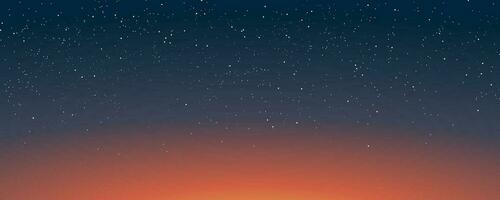 cielo sfondo con stelle vettore