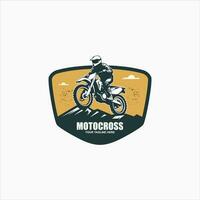 discesa montagna bike e motocross design. vettore