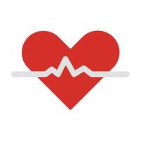 battito cardiaco vettore piatto icona per personale e commerciale uso.