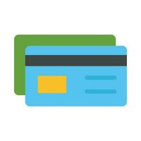 credito carta vettore piatto icona per personale e commerciale uso.