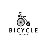 bicicletta logo design bicicletta sport club semplice Vintage ▾ nero silhouette modello illustrazione vettore