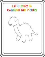 vettore disegno Immagine dinosaurus