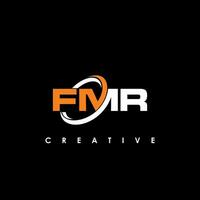 fmr lettera iniziale logo design modello vettore illustrazione