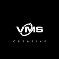 vms lettera iniziale logo design modello vettore illustrazione