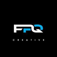 fpq lettera iniziale logo design modello vettore illustrazione