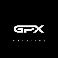 gpx lettera iniziale logo design modello vettore illustrazione