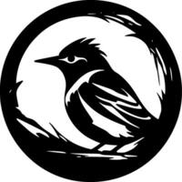 uccello, minimalista e semplice silhouette - vettore illustrazione