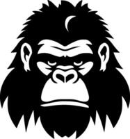 gorilla - minimalista e piatto logo - vettore illustrazione