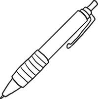 penna icona simbolo scuola vettore illustrazione