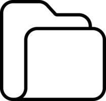 cartella schema vettore illustrazione icona