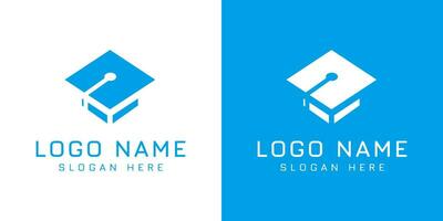 formazione scolastica logotipo concetto. logo design modello. vettore illustrazione.