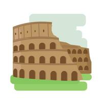 colosseo nel Roma Italia vettore illustrazione