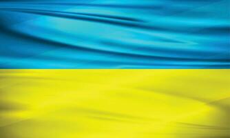 illustrazione di Ucraina bandiera e modificabile vettore Ucraina nazione bandiera