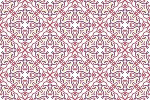 orientale modello. bianca e viola sfondo con Arabo ornamenti. modello, sfondo e sfondo per il tuo design. tessile ornamento. vettore illustrazione.