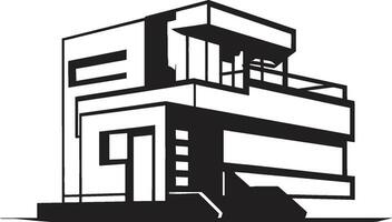 architettonico brillantezza simbolo Casa design vettore icona contemporaneo dimora emblema architettura idea vettore logo