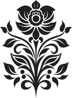 tribale eleganza decorativo etnico floreale vettore artigianale abilità artistica etnico floreale icona design