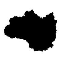haute matsiatra regione carta geografica, amministrativo divisione di Madagascar. vettore illustrazione.