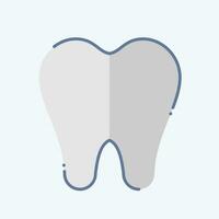 icona dentista. relazionato per dentale simbolo. scarabocchio stile. semplice design modificabile. semplice illustrazione vettore
