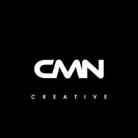 cmn lettera iniziale logo design modello vettore illustrazione