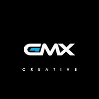 gmx lettera iniziale logo design modello vettore illustrazione