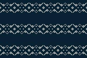 etnico geometrico tessuto modello attraversare punto.ikat ricamo etnico orientale pixel modello blu sfondo. astratto, vettore, illustrazione. trama, abbigliamento, cornice, decorazione, motivi, seta sfondo. vettore