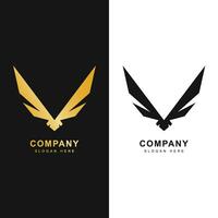 aquila logo vettore animale logo design volante aquila logo vettore illustrazione