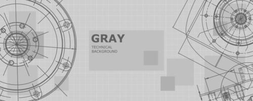sfondo astratto concetto disegno di ingegneria meccanica. carta da parati di ingegneria vettore