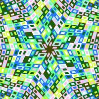 dinamico geometrico piastrelle modello sfondo design - colorato circolare ipnotico vettore grafico