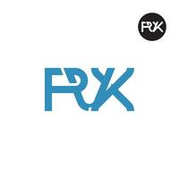 lettera pvx monogramma logo design vettore