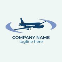 aereo logo design vettore