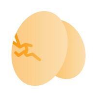 uovo icona nel pendenza riempire stile con alto vettore qualità adatto per ui e primavera esigenze