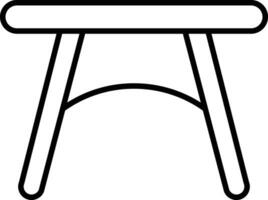 sgabello schema vettore illustrazione icona