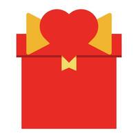 rosso cuore icona. design elemento per San Valentino giorno vettore