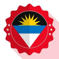 antigua e barbuda qualità emblema, etichetta, cartello, pulsante. vettore illustrazione.