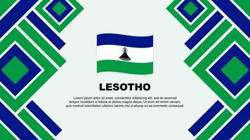 Lesoto bandiera astratto sfondo design modello. Lesoto indipendenza giorno bandiera sfondo vettore illustrazione. Lesoto