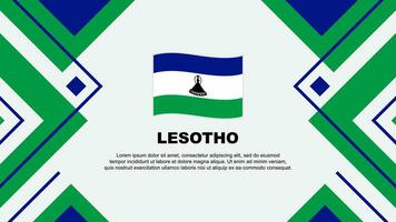 Lesoto bandiera astratto sfondo design modello. Lesoto indipendenza giorno bandiera sfondo vettore illustrazione. Lesoto illustrazione