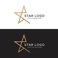 moderno e unico geometrico stella astratto logo modello design. logo per attività commerciale, marca e azienda. vettore