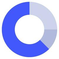 diagramma icona illustrazione per ragnatela, app, infografica, eccetera vettore