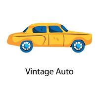di moda Vintage ▾ auto vettore