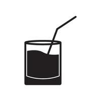 vettore icona cocktail